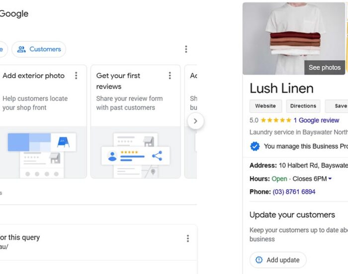 Lush Linen Google My Business