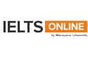 IELTS online by Macquarie University logo